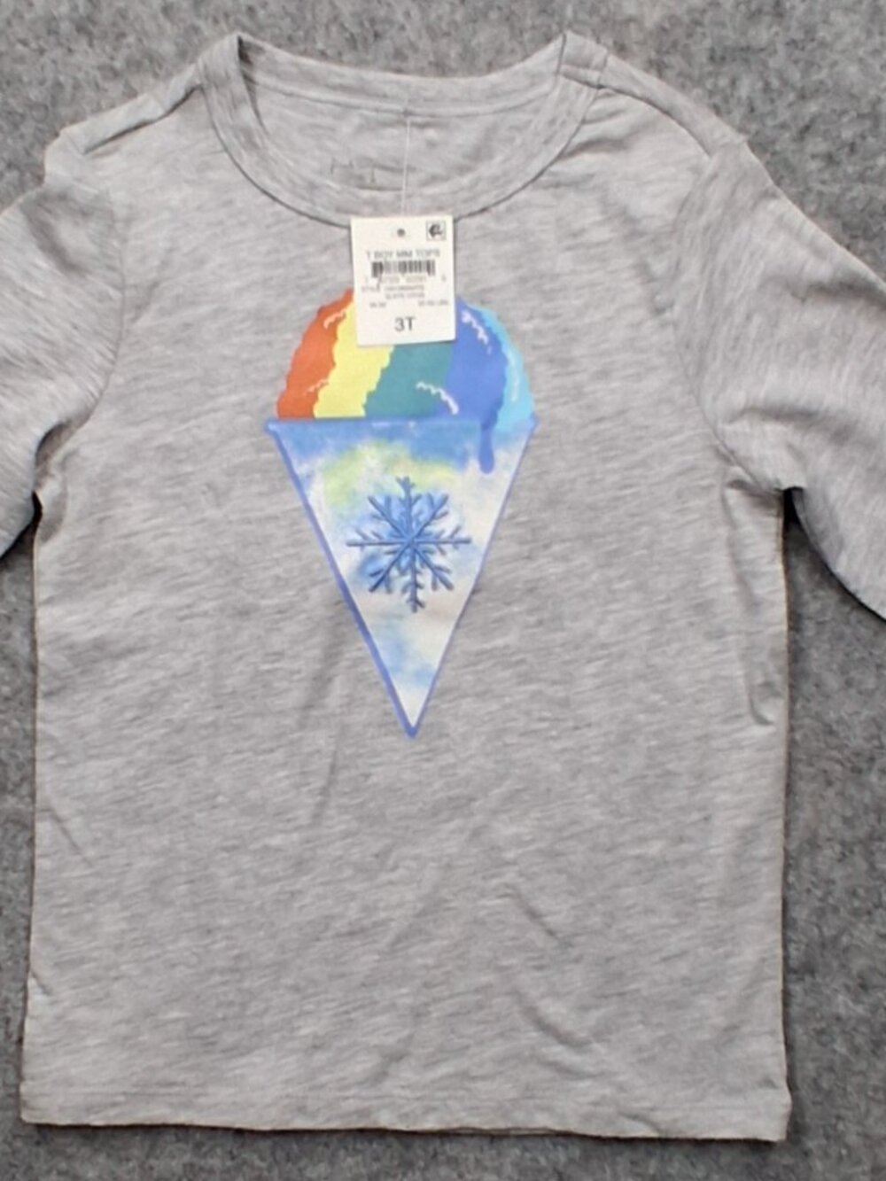 A first Impressions boys shirt size 3t Gray new with tags